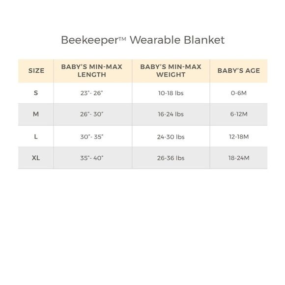 Burt’s Bees baby beekeeper wearable blanket sleep sack 0-6 12-18 months - Picture 5 of 8